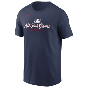 Nike 2025 mlb all star game wordmark t shirt Navy M