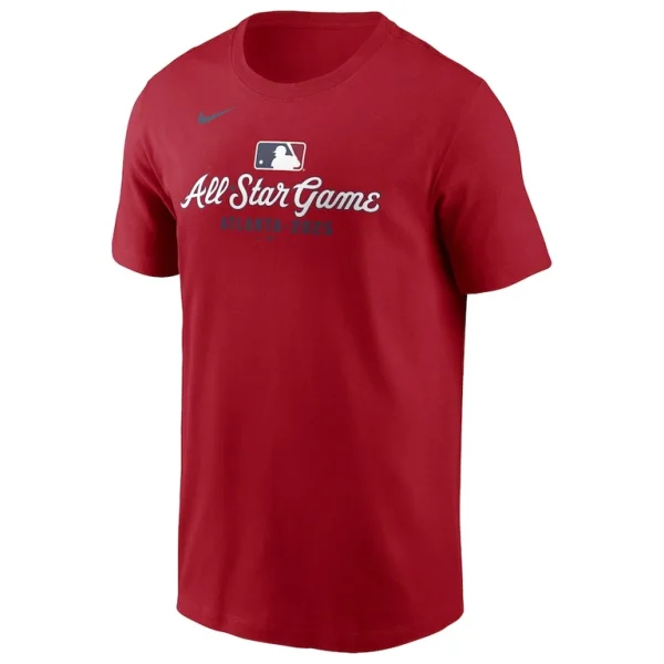 Nike 2025 mlb all star game wordmark t shirt Red M
