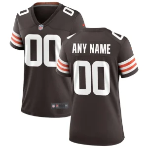 Nike cleveland browns womens custom game jersey Brown