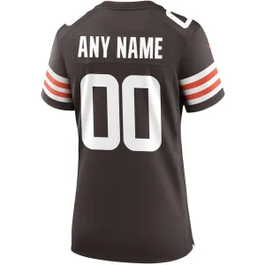 Nike cleveland browns womens custom game jersey Brown L