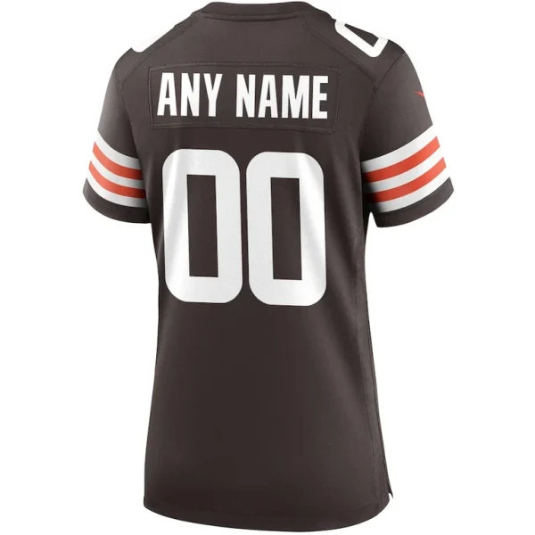 Nike cleveland browns womens custom game jersey Brown L