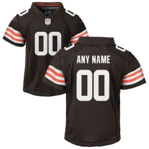 Nike cleveland browns youth custom game jersey Brown