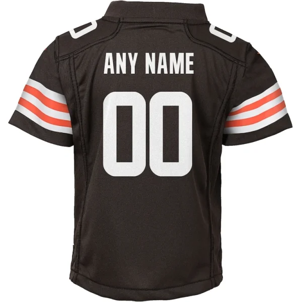 Nike cleveland browns youth custom game jersey Brown Yth L