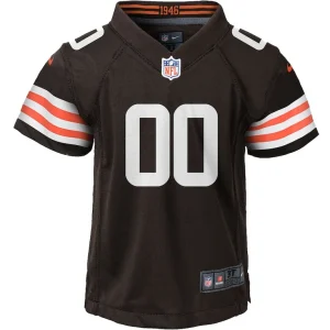 Nike cleveland browns youth custom game jersey Brown Yth M