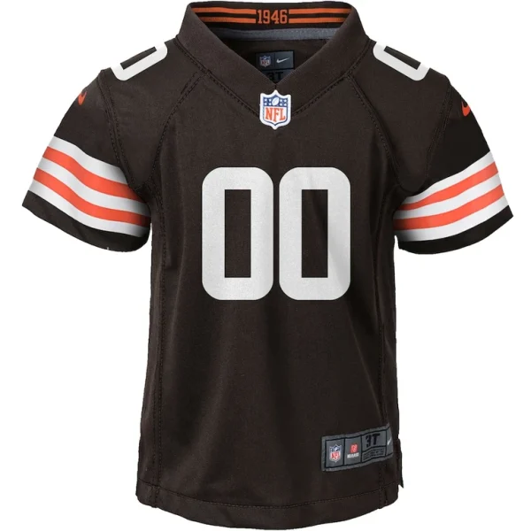 Nike cleveland browns youth custom game jersey Brown Yth M