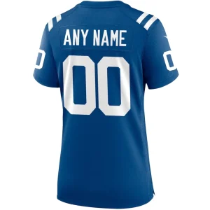 Nike indianapolis colts womens custom game jersey Royal L