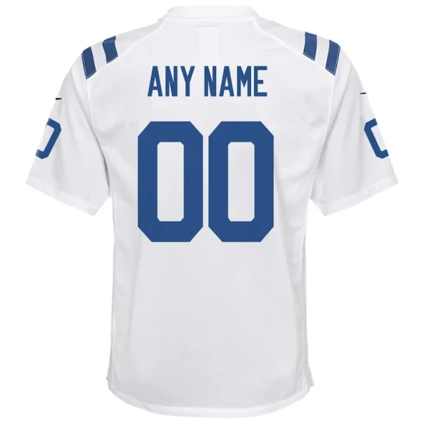 Nike indianapolis colts youth custom game jersey White Yth L