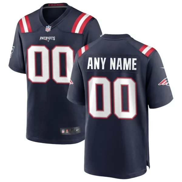 Nike new england patriots custom game jersey Navy