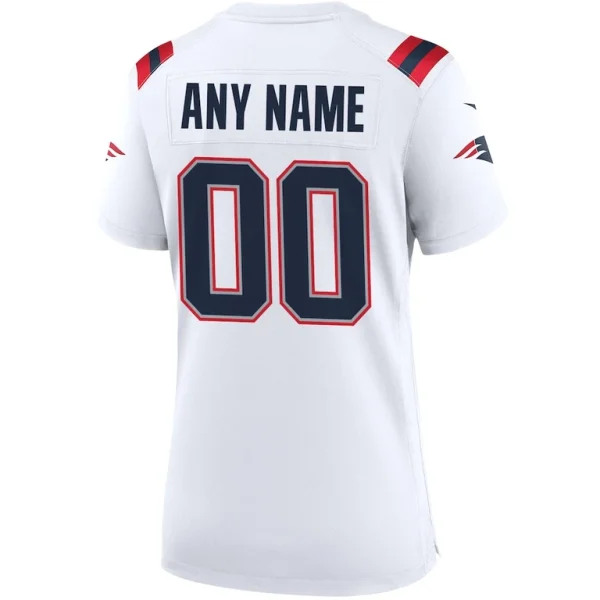 Nike new england patriots womens custom game jersey White L