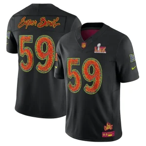 Nike super bowl lix limited jersey Black