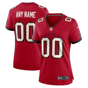 Nike tampa bay buccaneers womens custom game jersey Red