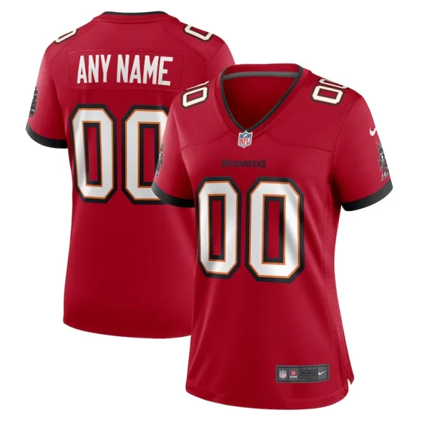 Nike tampa bay buccaneers womens custom game jersey Red