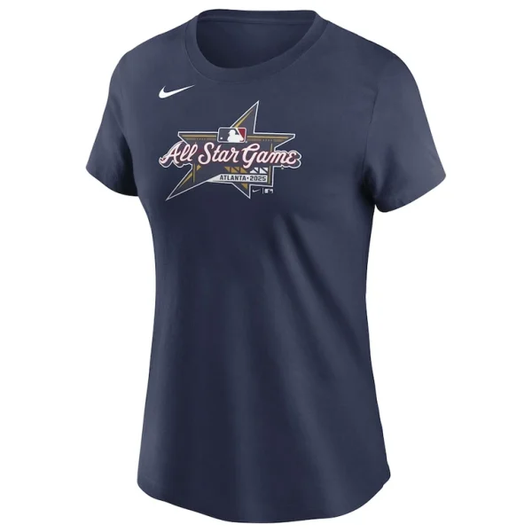 Nike womens 2025 mlb all star game logo t shirt Navy M