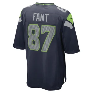 Noah fant seattle seahawks nike game player jersey College navy L