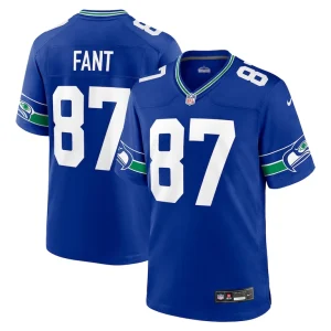 Noah fant seattle seahawks nike throwback player game jersey Royal