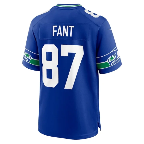Noah fant seattle seahawks nike throwback player game jersey Royal L