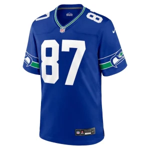 Noah fant seattle seahawks nike throwback player game jersey Royal M