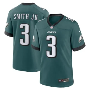 Nolan smith philadelphia eagles nike team game jersey Midnight green