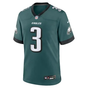 Nolan smith philadelphia eagles nike team game jersey Midnight green M