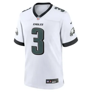 Nolan smith philadelphia eagles nike white game jersey White M