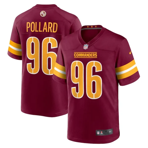 Norell pollard washington commanders nike game jersey Burgundy