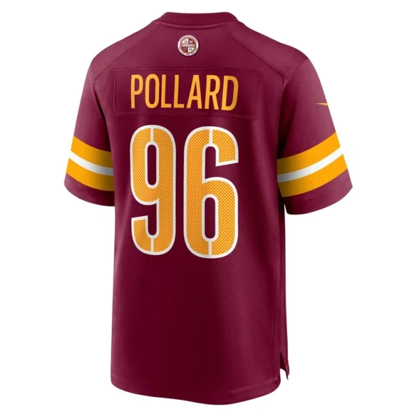 Norell pollard washington commanders nike game jersey Burgundy L