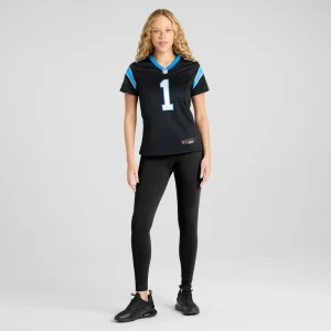 Number 1 bride carolina panthers nike womens game jersey Black XL