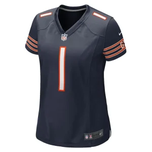 Number 1 bride chicago bears nike womens game jersey Navy M