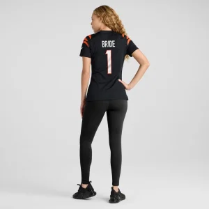 Number 1 bride cincinnati bengals nike womens game jersey Black 2XL