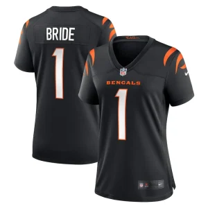 Number 1 bride cincinnati bengals nike womens game jersey Black