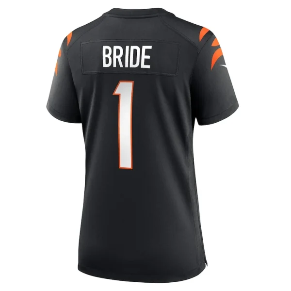 Number 1 bride cincinnati bengals nike womens game jersey Black L