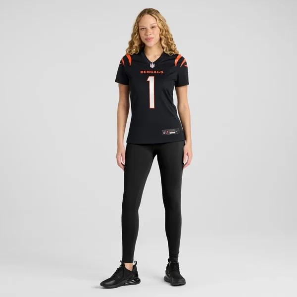 Number 1 bride cincinnati bengals nike womens game jersey Black XL