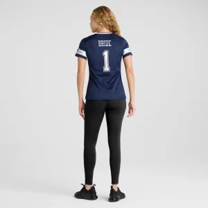 Number 1 bride dallas cowboys nike womens game jersey Navy 2XL