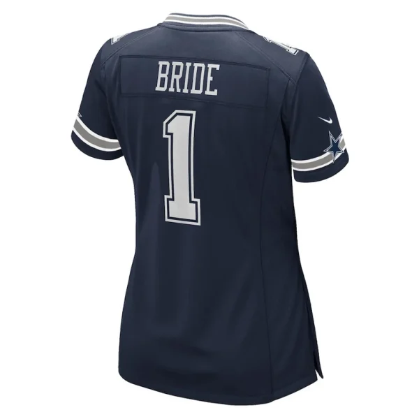 Number 1 bride dallas cowboys nike womens game jersey Navy L