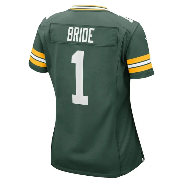 Number 1 bride green bay packers nike womens game jersey Green L