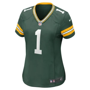 Number 1 bride green bay packers nike womens game jersey Green M