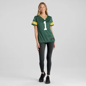 Number 1 bride green bay packers nike womens game jersey Green XL