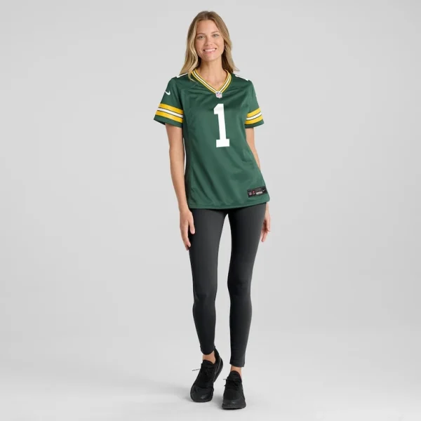 Number 1 bride green bay packers nike womens game jersey Green XL