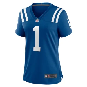 Number 1 bride indianapolis colts nike womens game jersey Royal M