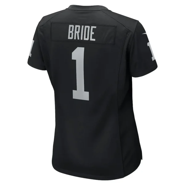 Number 1 bride las vegas raiders nike womens game jersey Black L
