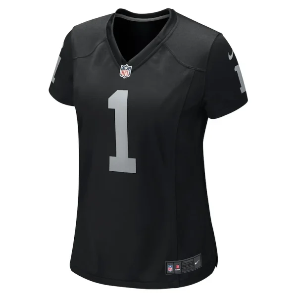 Number 1 bride las vegas raiders nike womens game jersey Black M