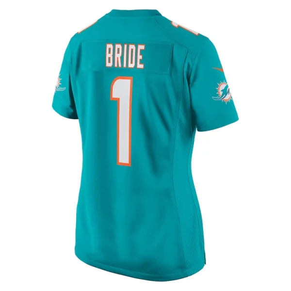 Number 1 bride miami dolphins nike womens game jersey Aqua L