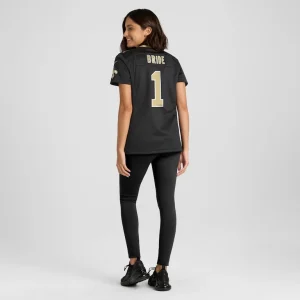 Number 1 bride new orleans saints nike womens game jersey Black 2XL