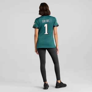 Number 1 bride philadelphia eagles nike womens game jersey Midnight green 2XL