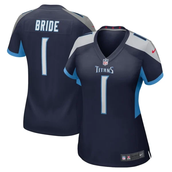 Number 1 bride tennessee titans nike womens game jersey Navy