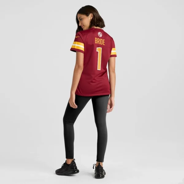 Number 1 bride washington commanders nike womens game jersey Burgundy 2XL