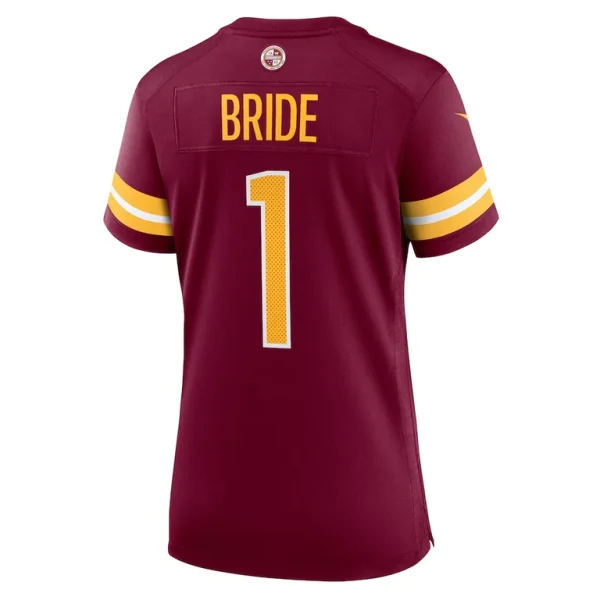 Number 1 bride washington commanders nike womens game jersey Burgundy L