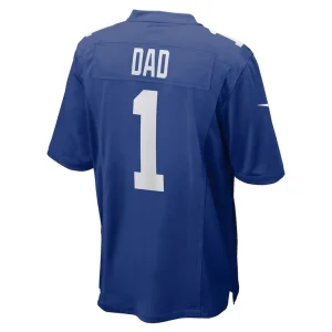 Number 1 dad new york giants nike game jersey Royal L