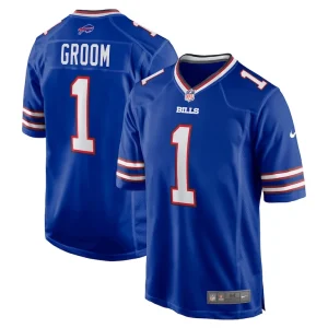 Number 1 groom buffalo bills nike game jersey Royal