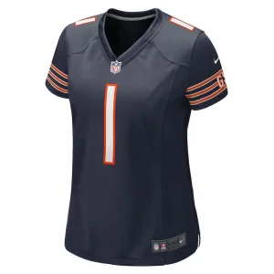 Number 1 mom chicago bears nike womens game jersey Navy M